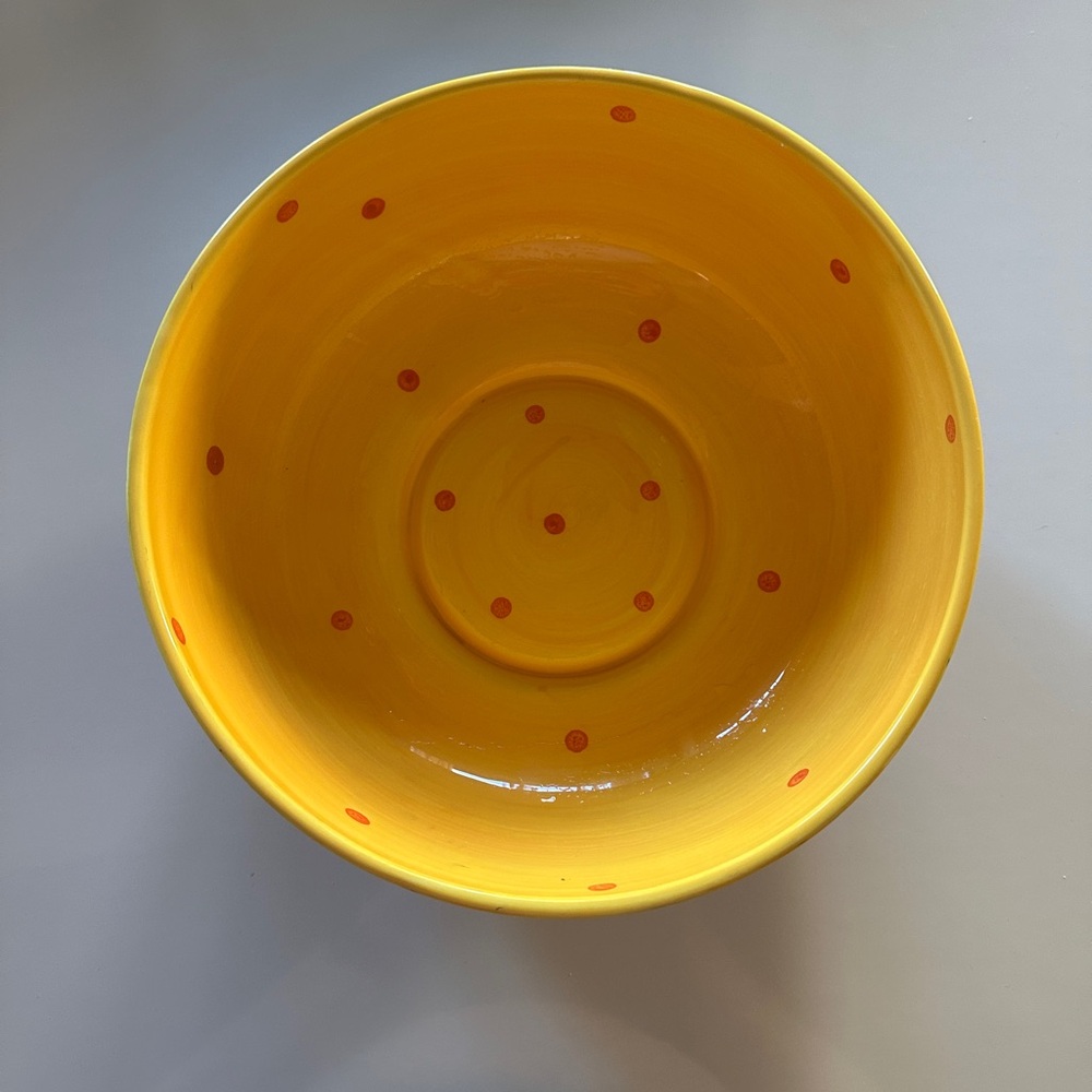 Vintage Catzilla Hand painted Ceramic Bowl